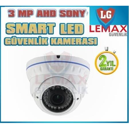 3 MP 1080 P Sony Aptina Dome Guvenlik Kamerası